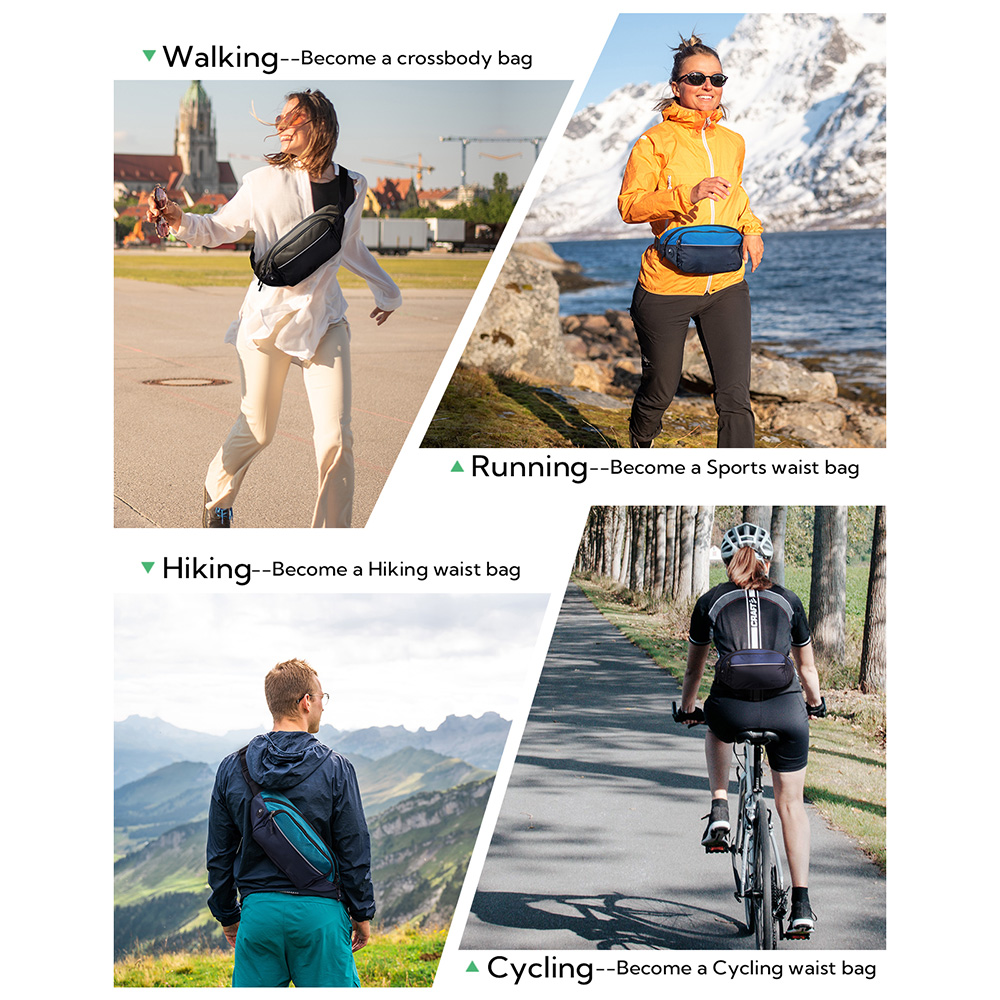 WATERFLY Fanny Pack Waist Bag  - Travel Accessories For Men incelemesi ve fiyatı