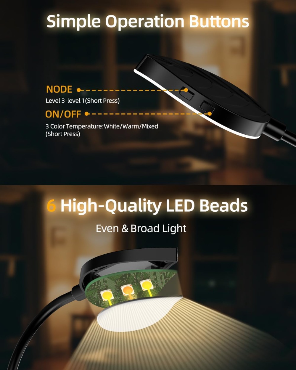 Rechargeable Book Light for Re - Book Light Flexible incelemesi ve fiyatı