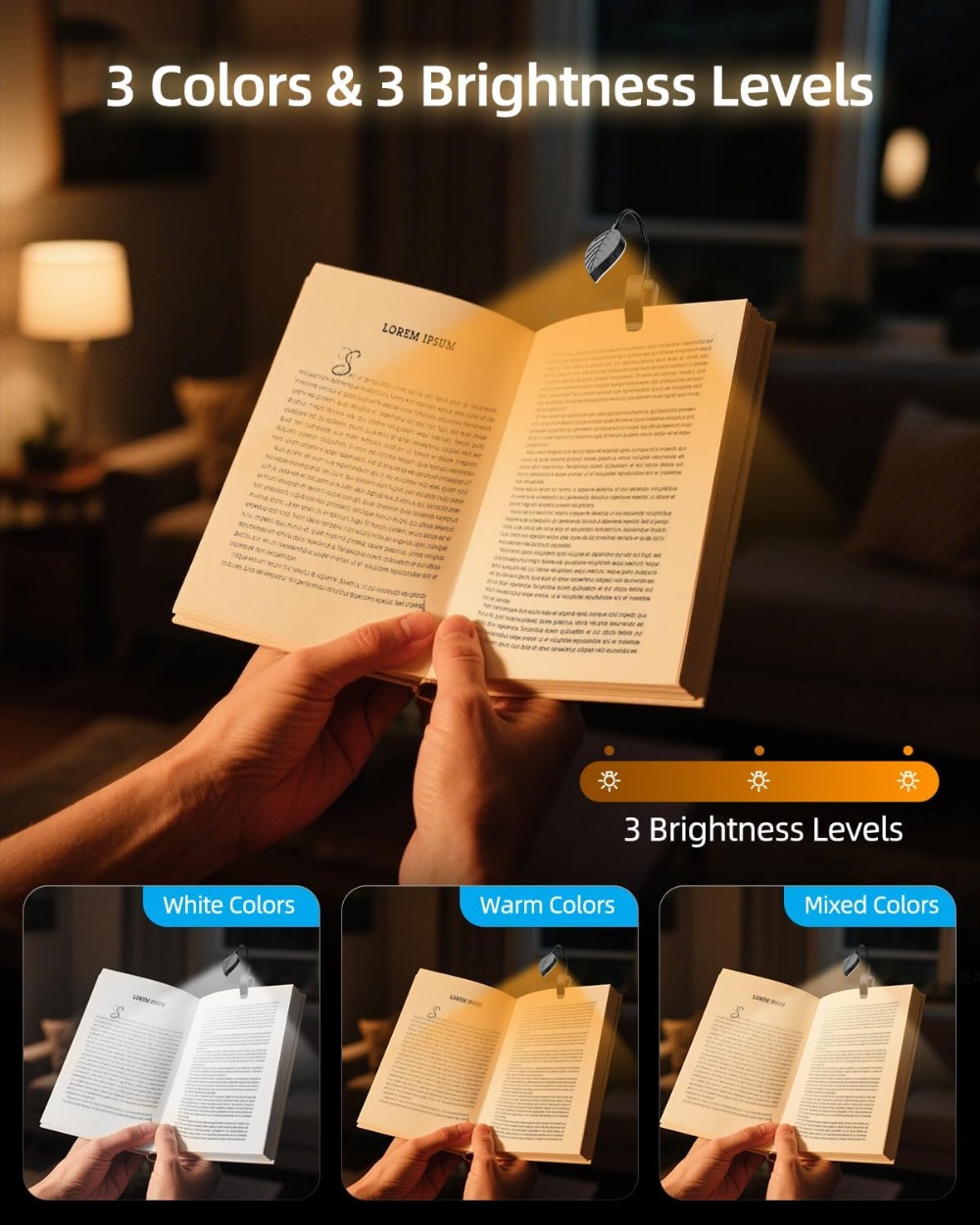 Rechargeable Book Light for Re - Book Light Flexible incelemesi ve fiyatı