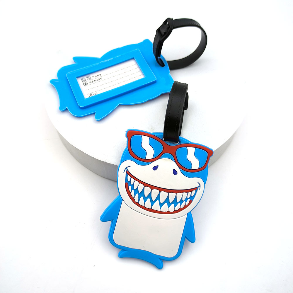 1PCS Cute Shark Luggage Tag Bo - Travel Accessories International incelemesi ve fiyatı