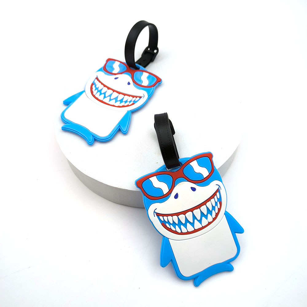 1PCS Cute Shark Luggage Tag Bo - Travel Accessories International incelemesi ve fiyatı