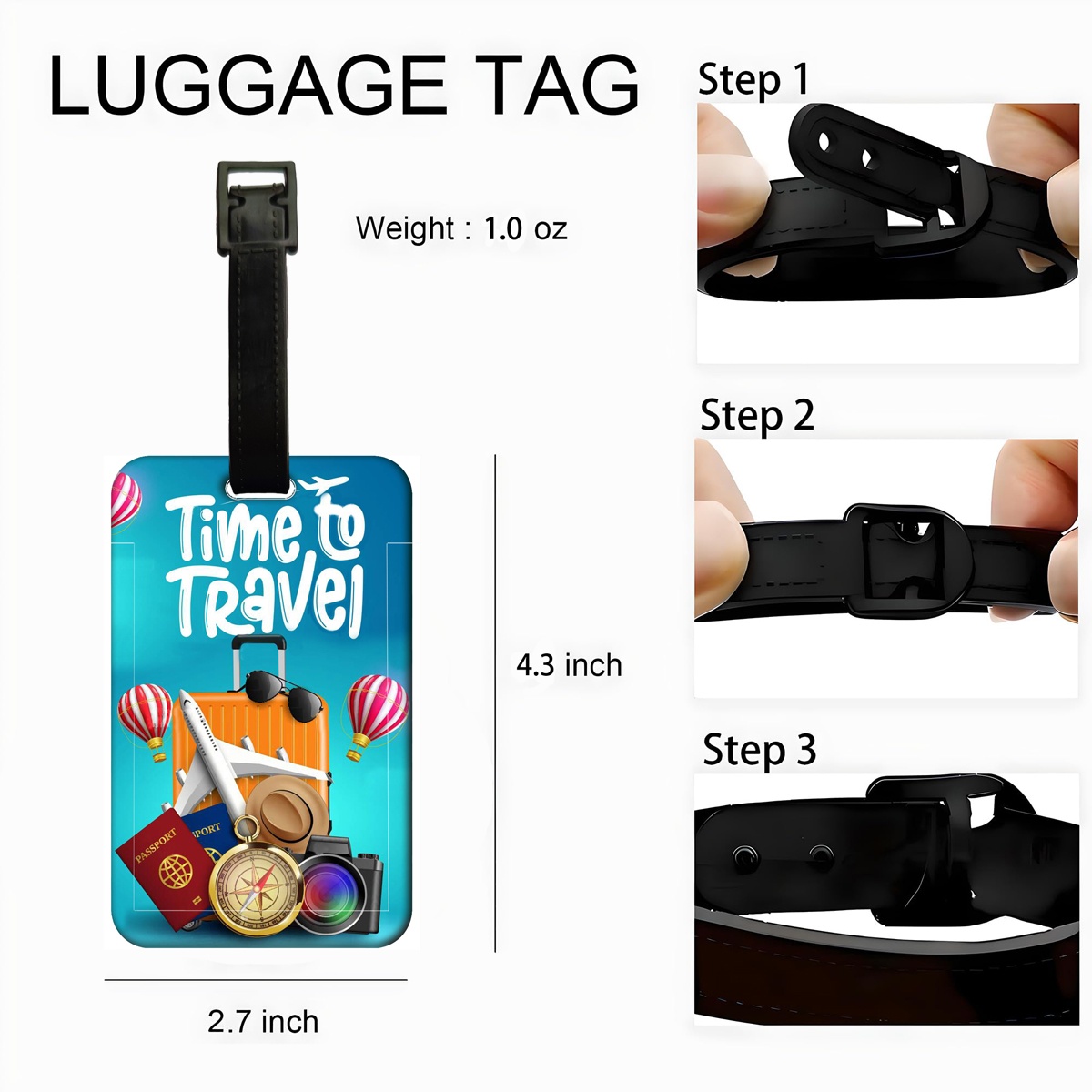 Travel style Luggage Tag Men W - Travel Accessories International incelemesi ve fiyatı