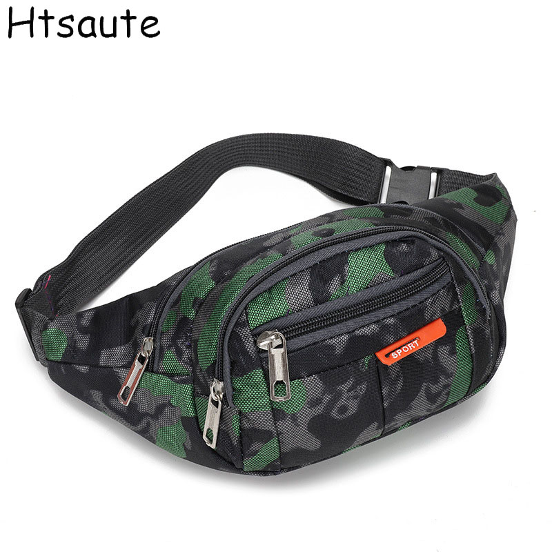 Camouflage Print Men Waist Bag - Travel Accessories For Men incelemesi ve fiyatı