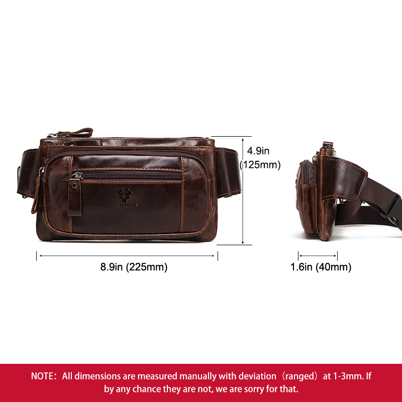 HUMERPAUL Men's Waist Fanny Pa - Travel Accessories For Men incelemesi ve fiyatı