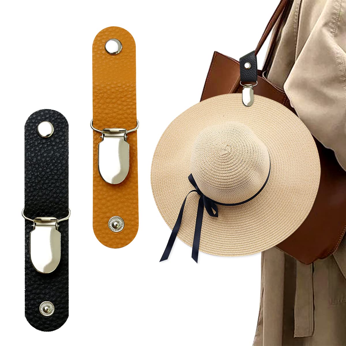 PU Leather Hat Clip for Travel - Travel Accessories Holder incelemesi ve fiyatı