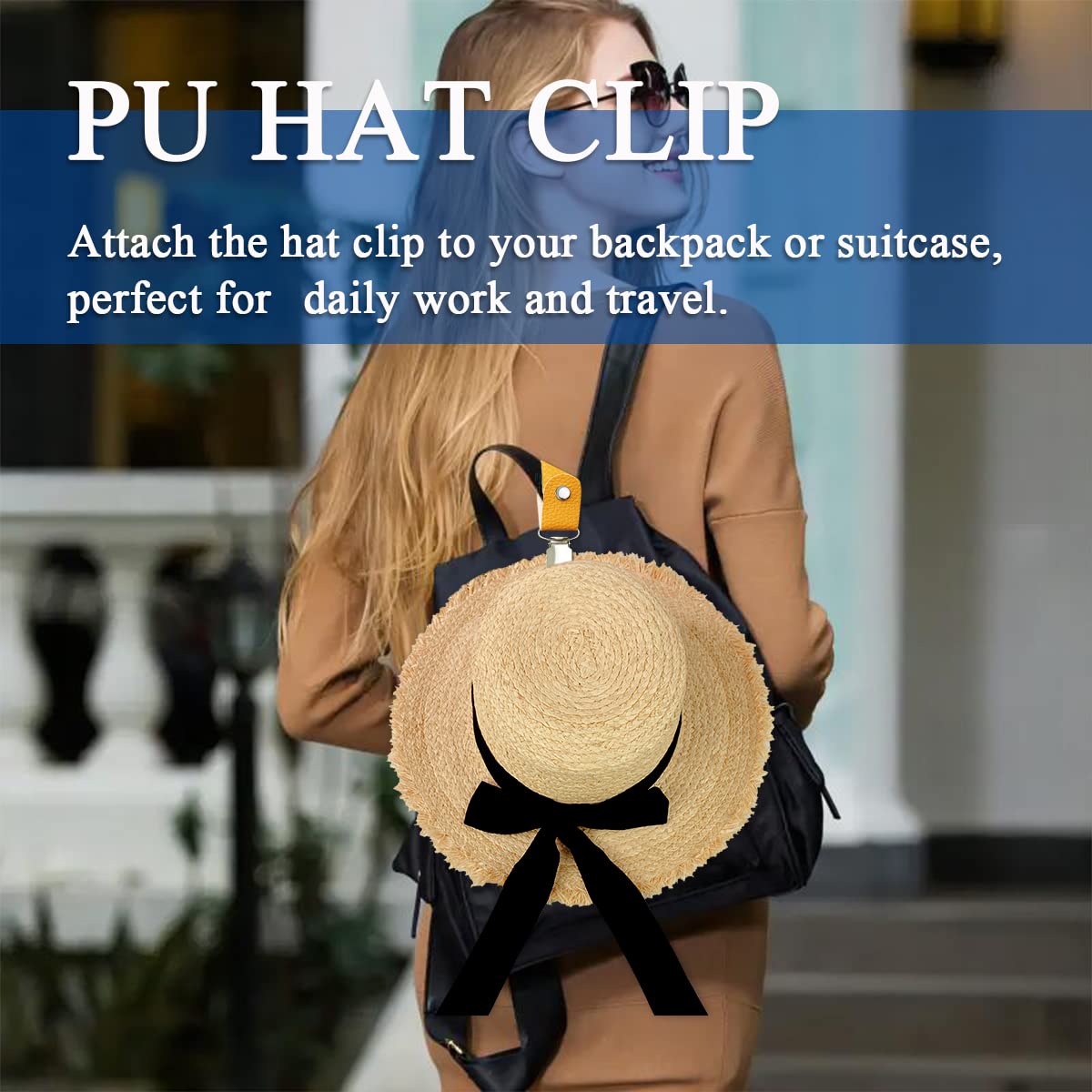 PU Leather Hat Clip for Travel - Travel Accessories Holder incelemesi ve fiyatı