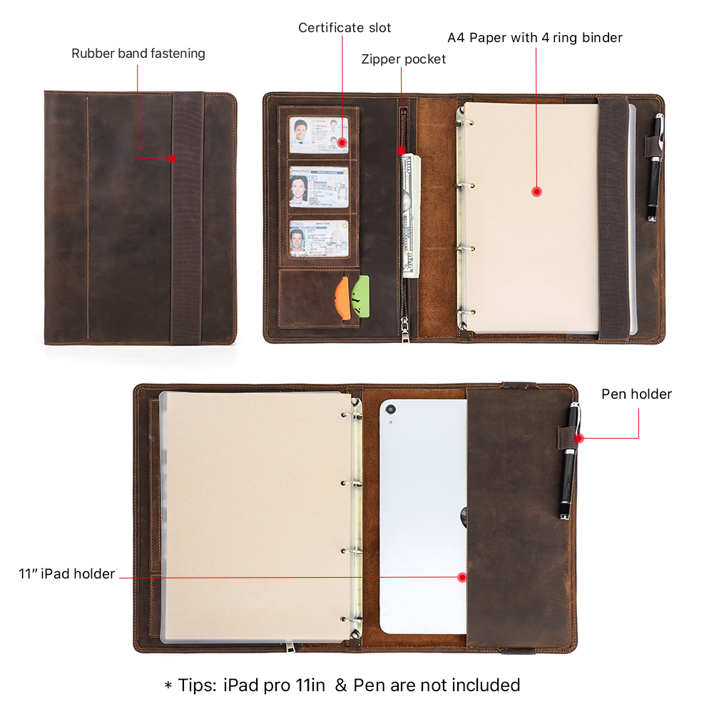 Luxury Retro Business A4 Noteb - Travel Journal Accessories incelemesi ve fiyatı