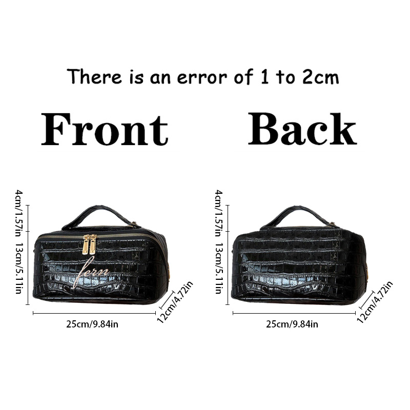 Embroidered Croc Makeup Bag Pe - Travel Accessories Present incelemesi ve fiyatı